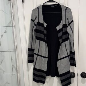 Tribal Gray and Black Women's Cardigan